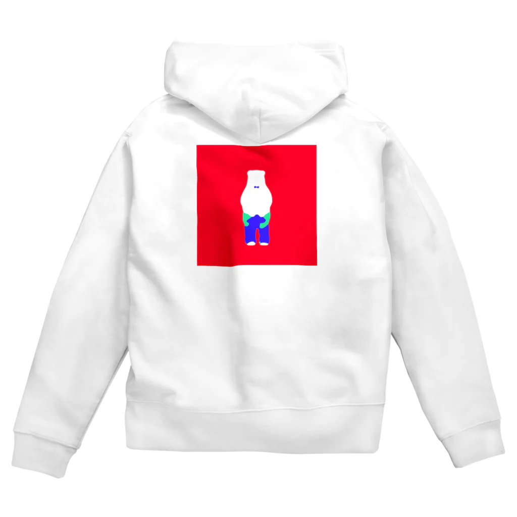 ポヘっクスのシロクマ Zip Hoodie