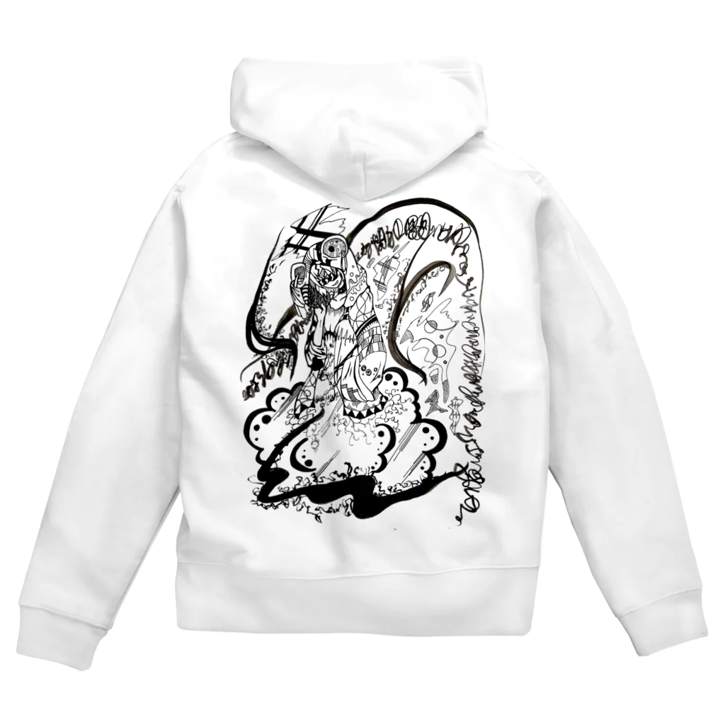 はしうおの現代雷神 Zip Hoodie