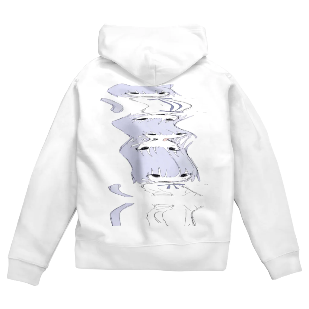 ゆーきんの絵ぐっずのとろろ Zip Hoodie