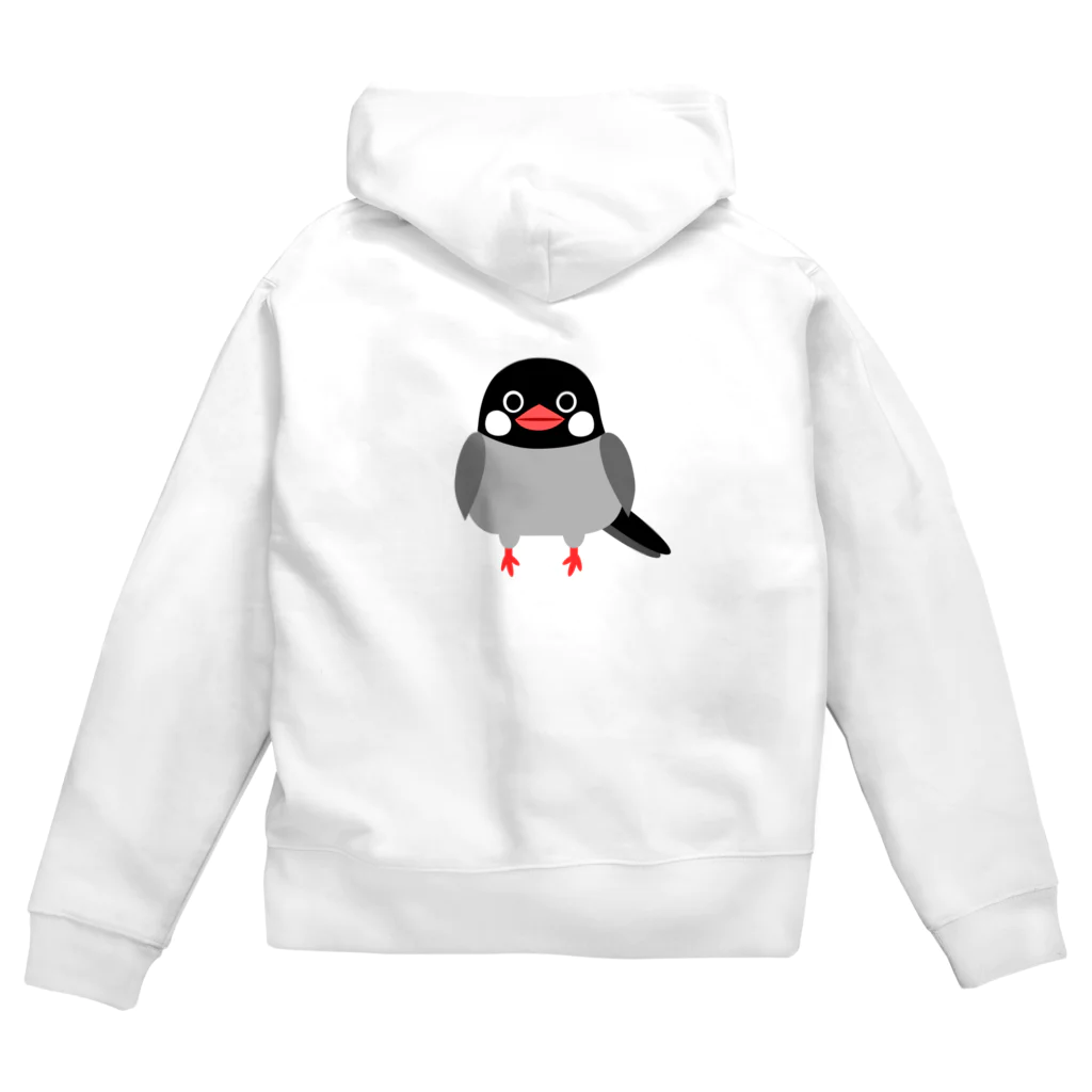 たえこの文鳥 Zip Hoodie