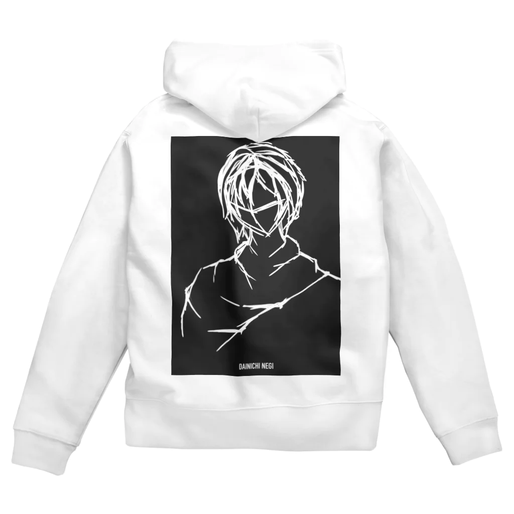 (旧ショップ)大日禰宜 | エンゼル(suzuri店)の無題 Zip Hoodie