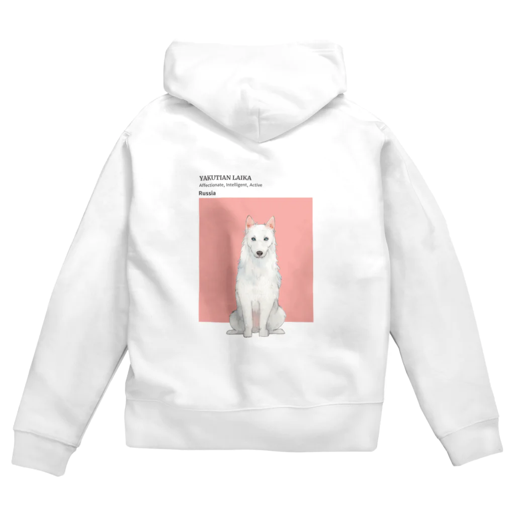 東京奮起させるの犬 ヤクーチアン ライカ  Zip Hoodie