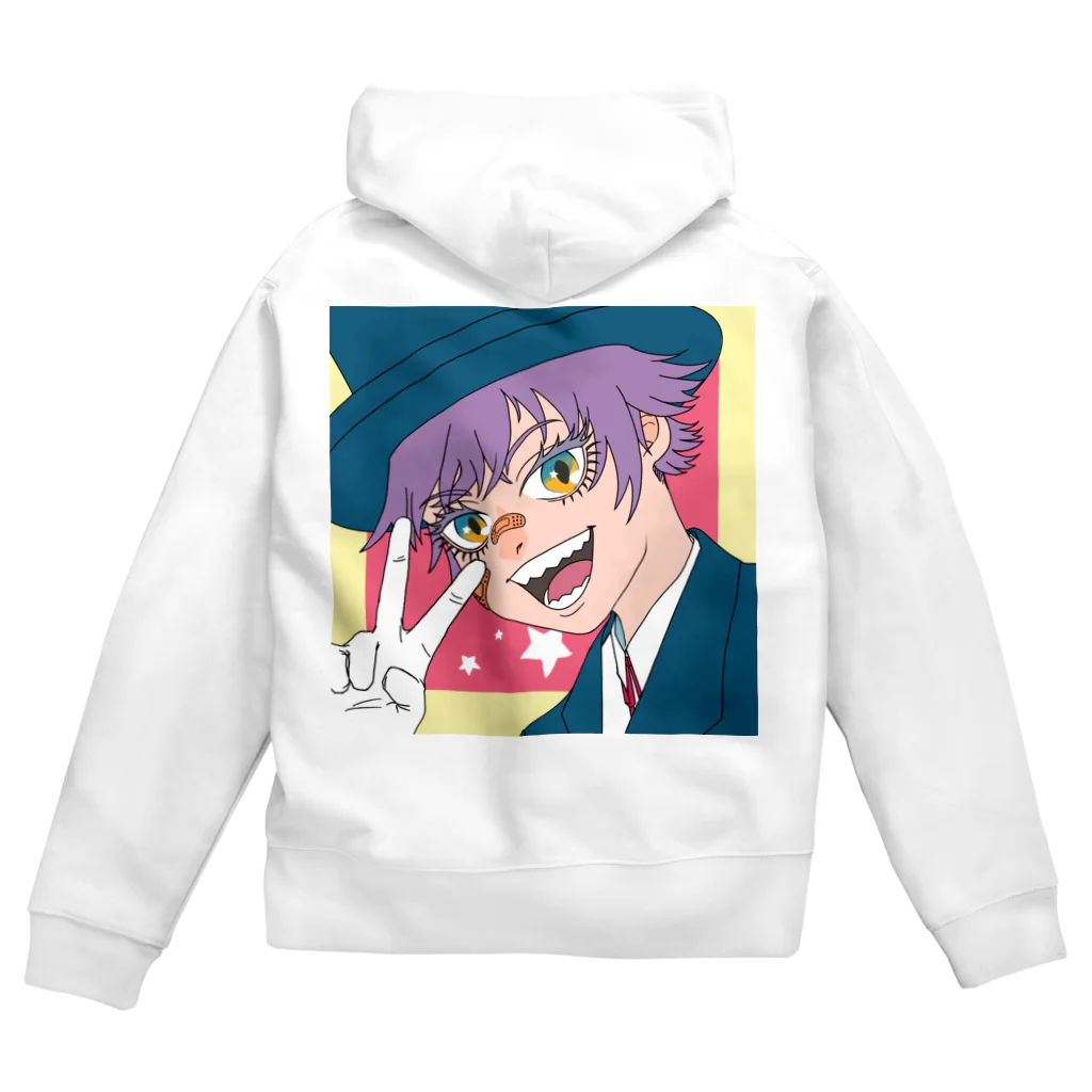 田団団長@ナマハゲダーのねこちゃんグッズ Zip Hoodie