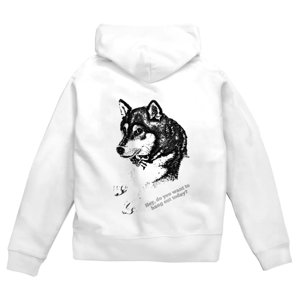 マロマロのお誘い KUROSHIBA Zip Hoodie