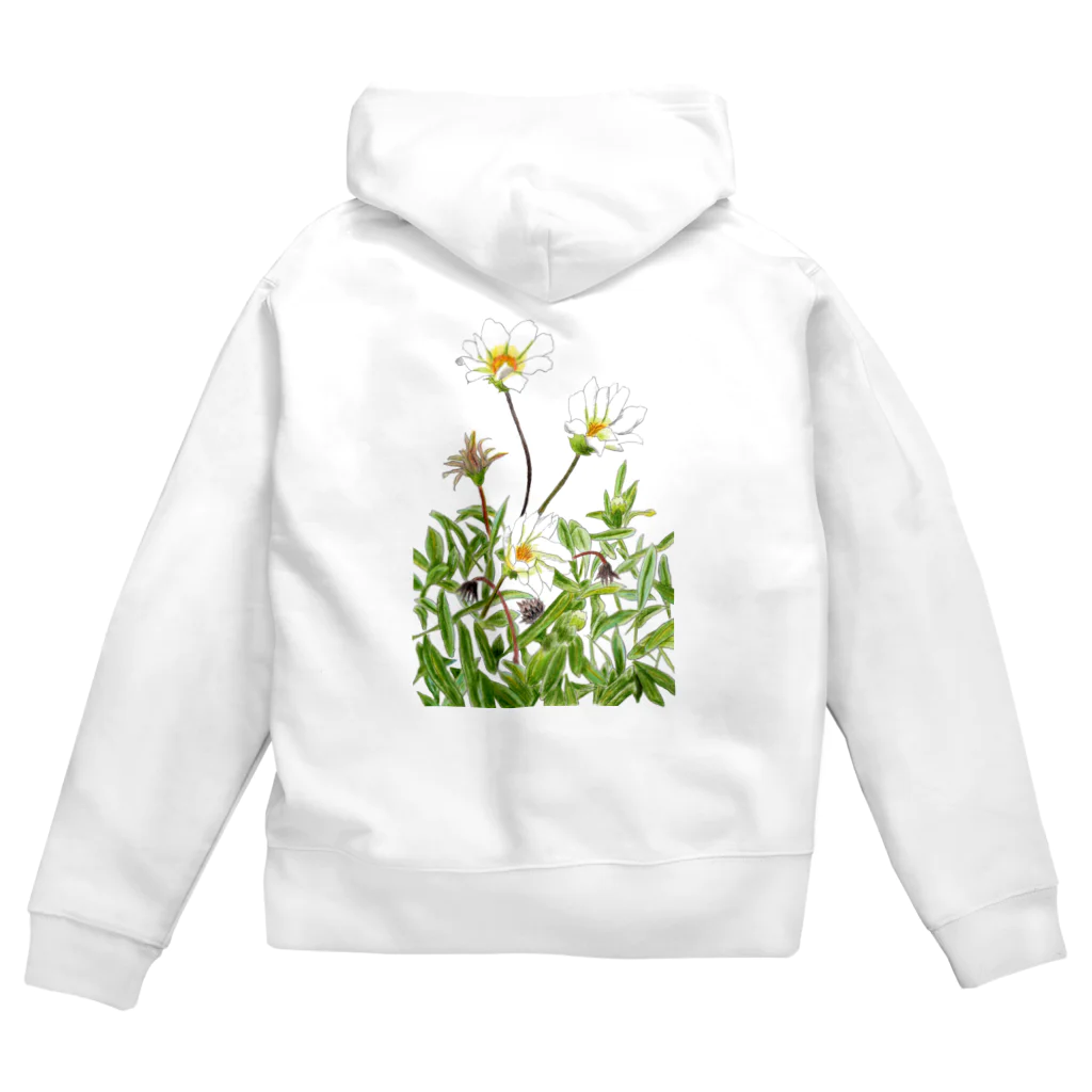 気ままに創作　よろず堂の花咲く小径①いろどり Zip Hoodie