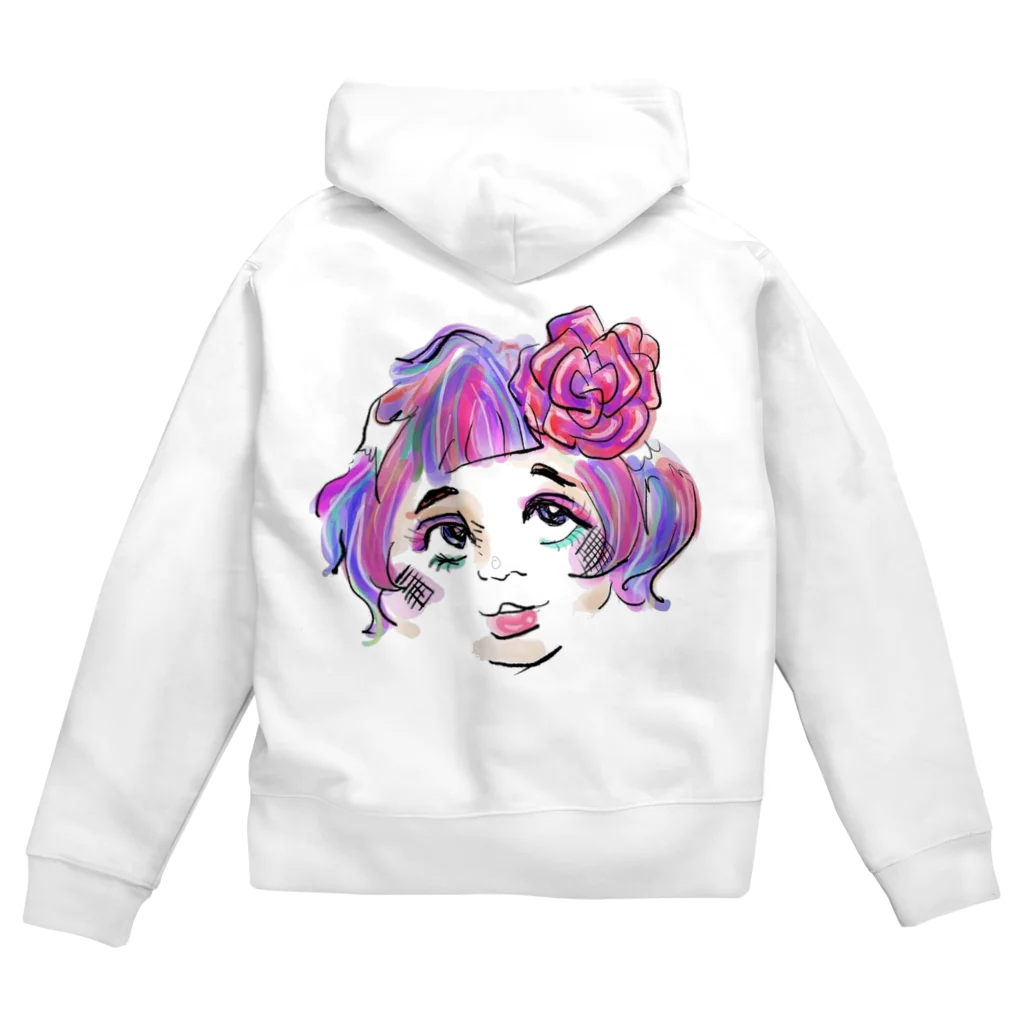 ▲ゆっこ(岩手産のスカイツリー )▲の岩手産のスカイツリーゆっこ Zip Hoodie