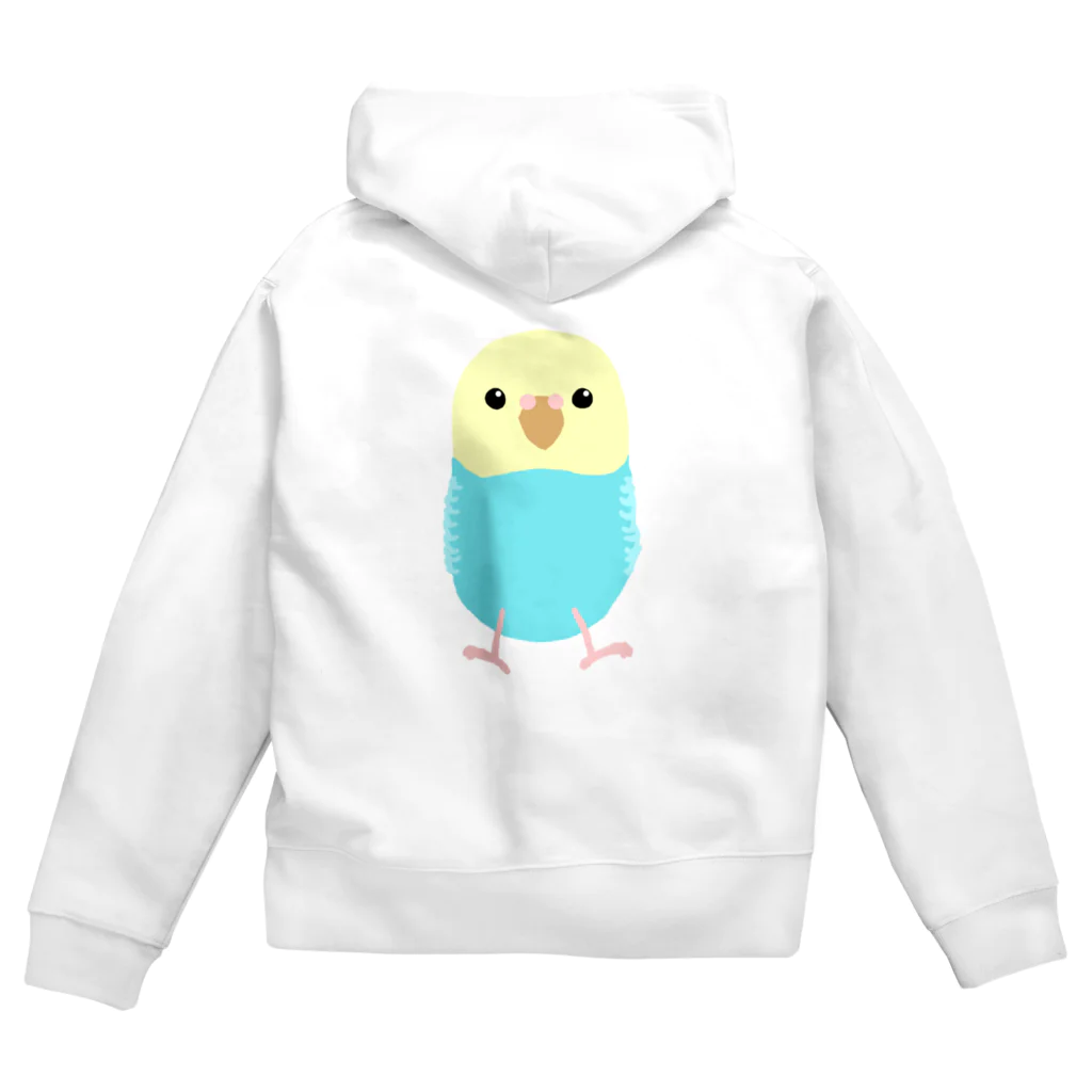 武者小路夕桐のセキセイインコ Zip Hoodie