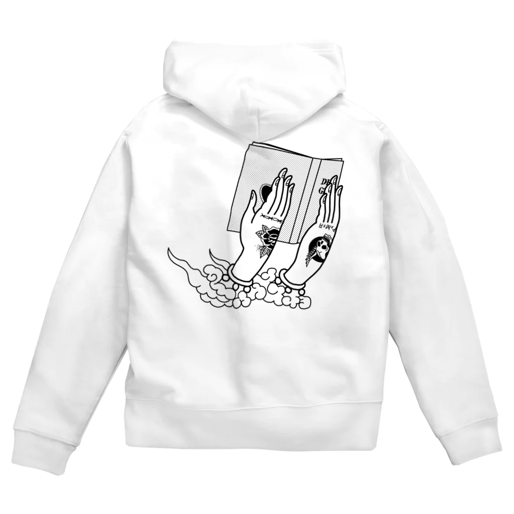 ITSUMItalkstoreのREADING IS SEXY Zip Hoodie