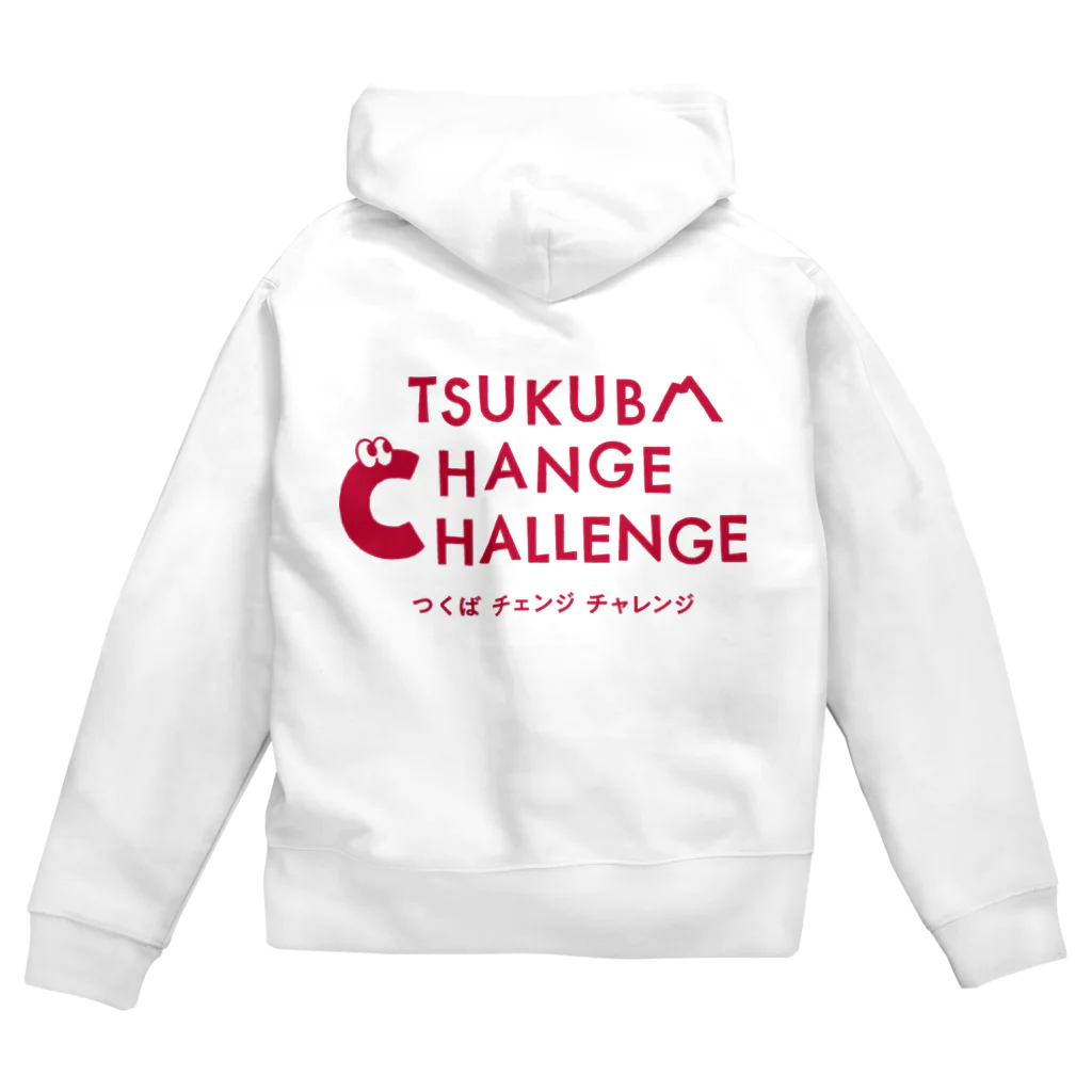 つくばチェンジチャレンジの【両面】TCCパーカー Zip Hoodie