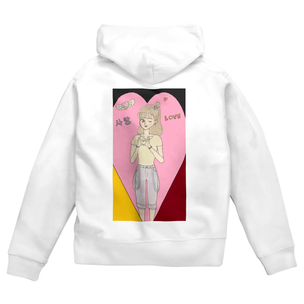 ひよこ工房のkoria in love Zip Hoodie