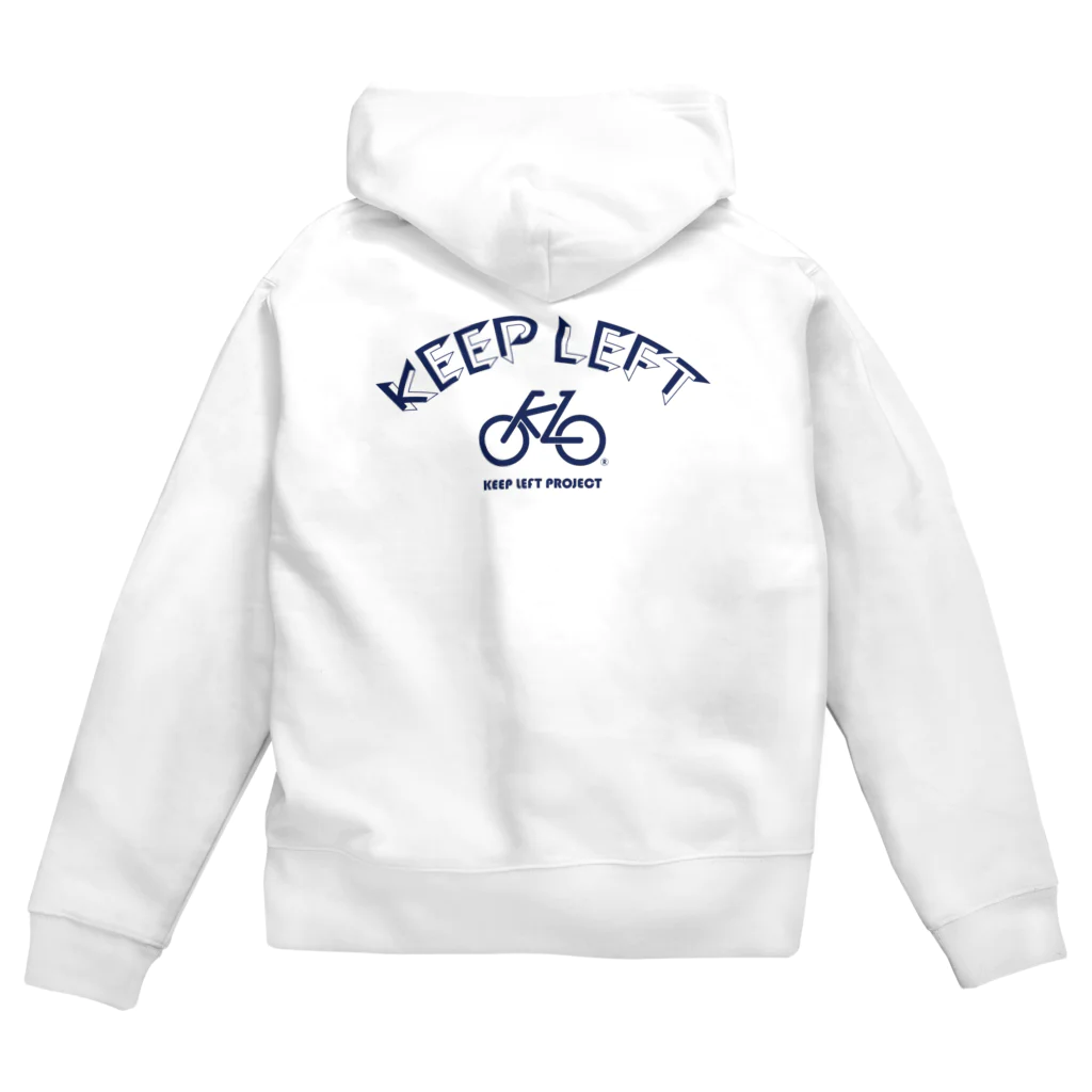 KEEP LEFT PROJECTのKEEP LEFT BW ジップパーカー