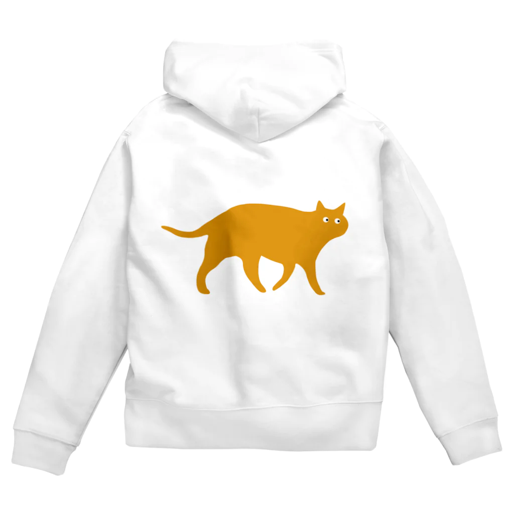 JTadano Collectionのおまわり猫 パポ君 / PAPO Zip Hoodie