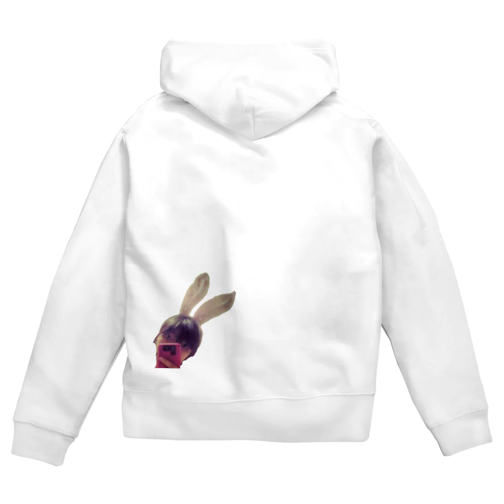 NagamiPoppyのうさぎの自撮り Zip Hoodie