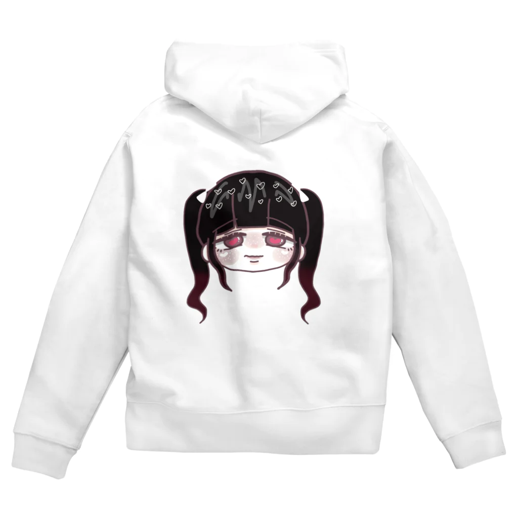 メンたまの捨てられるくらいなら死ぬ。 Zip Hoodie