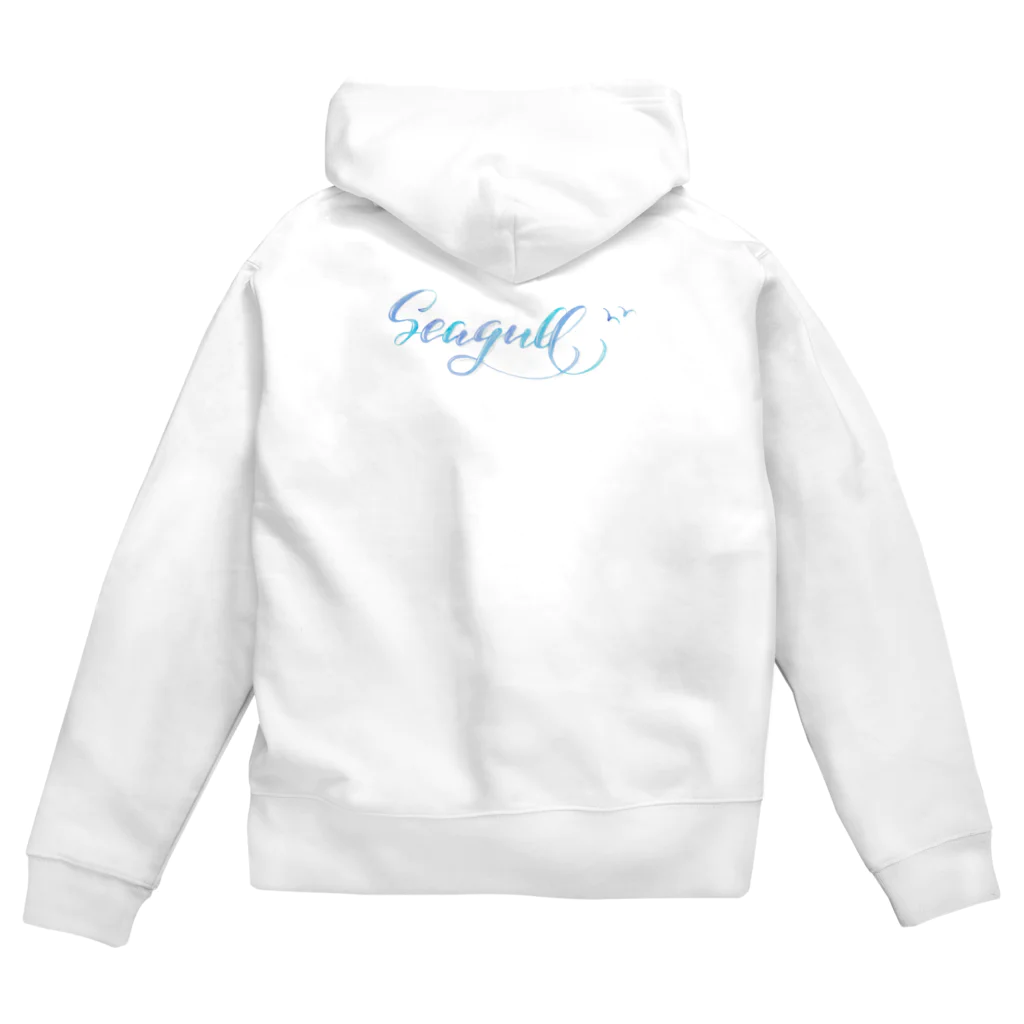 浦安 Seagull [Bar]のSeagullイラストロゴグッズ Zip Hoodie