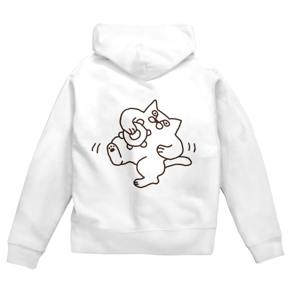 なんかやべーやつのたんばりんぬこ Zip Hoodie