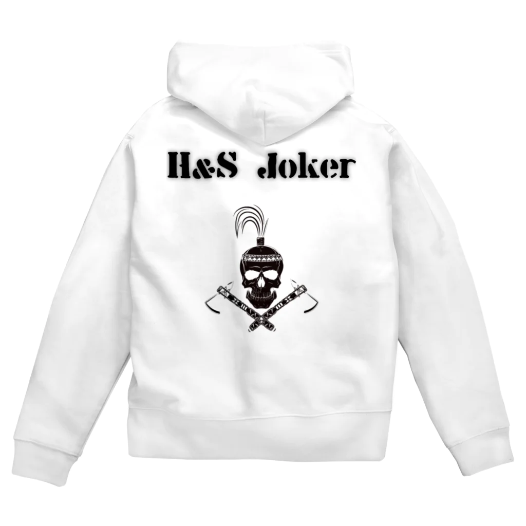 H-S_Jokerのロゴアイテム ジップパーカー