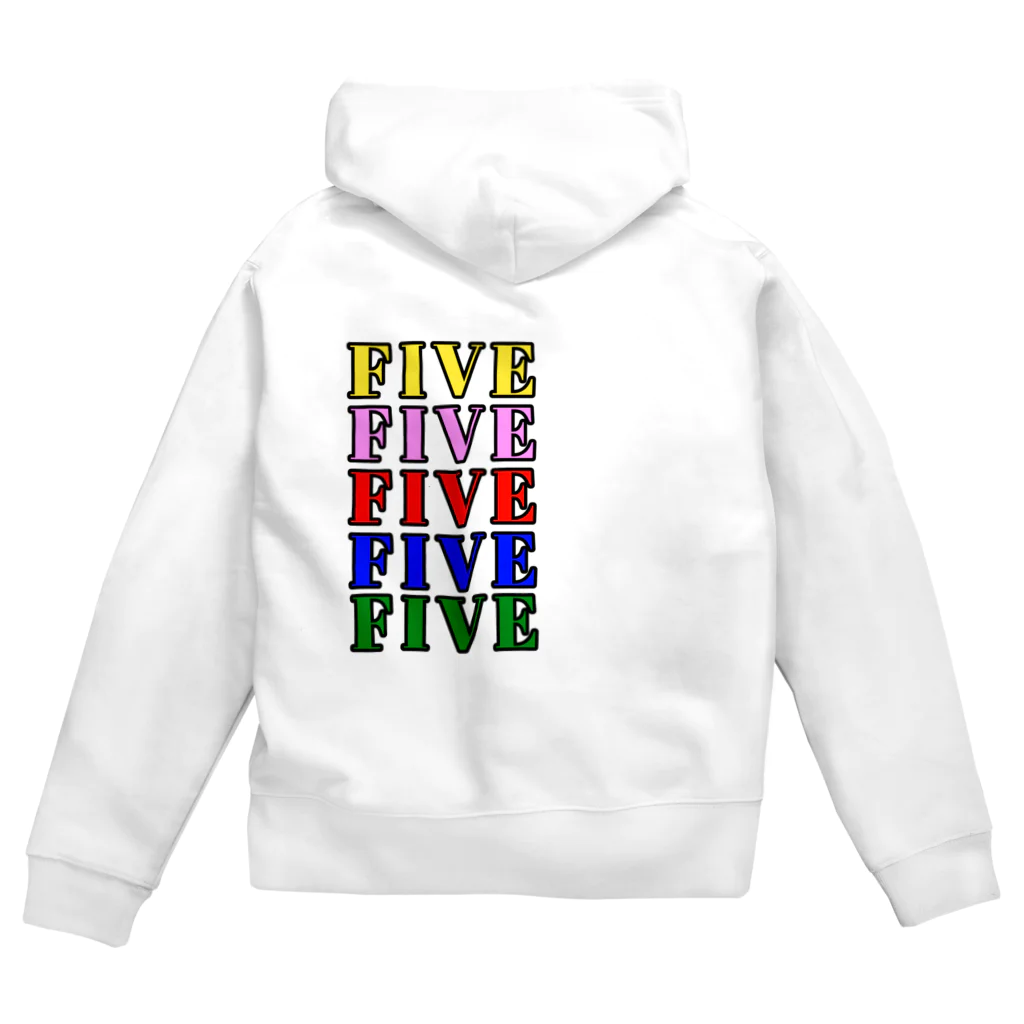 BANGのFIVE Zip Hoodie