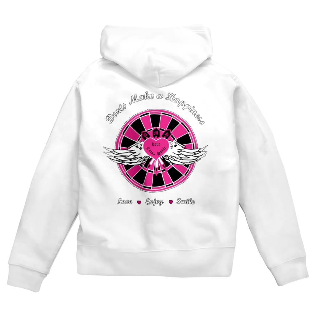 おとわデザインのDarts Make a Happiness Zip Hoodie