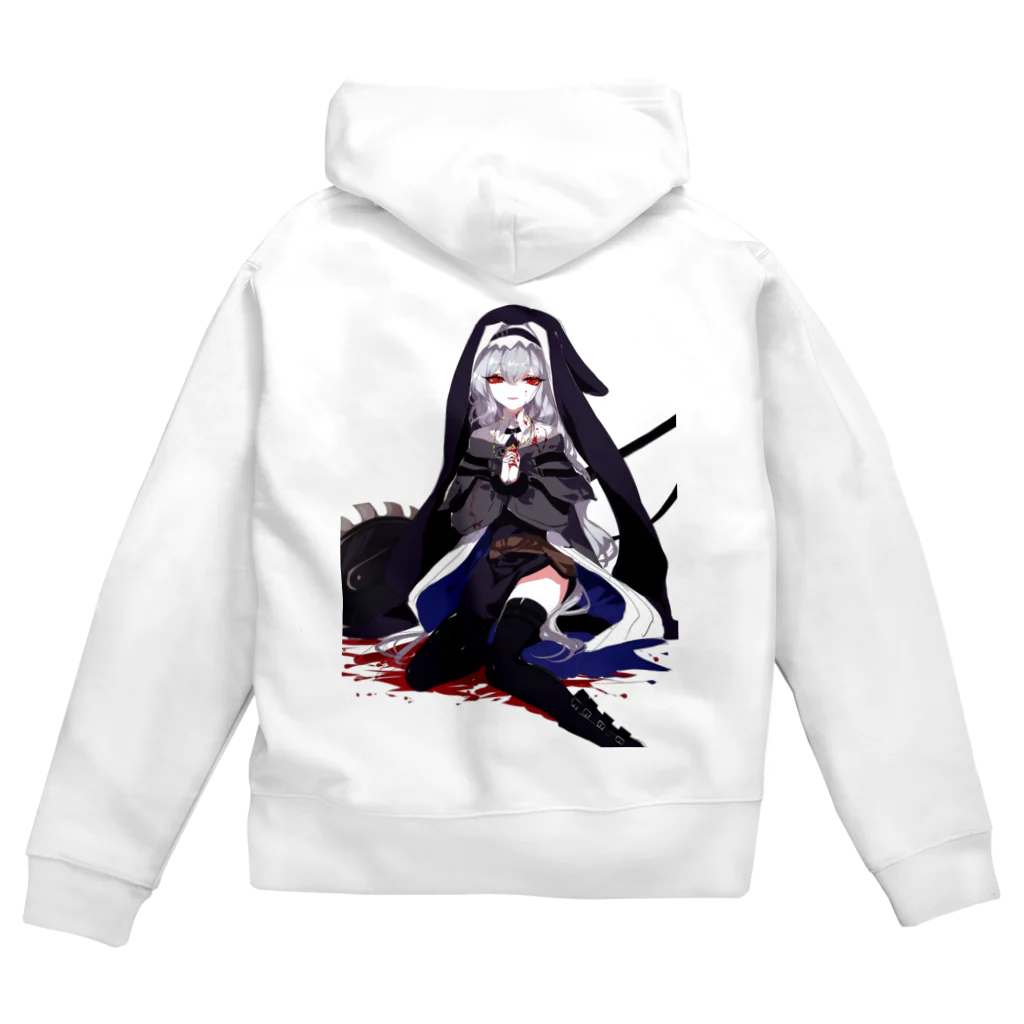 捨てのマリアの祈り Zip Hoodie