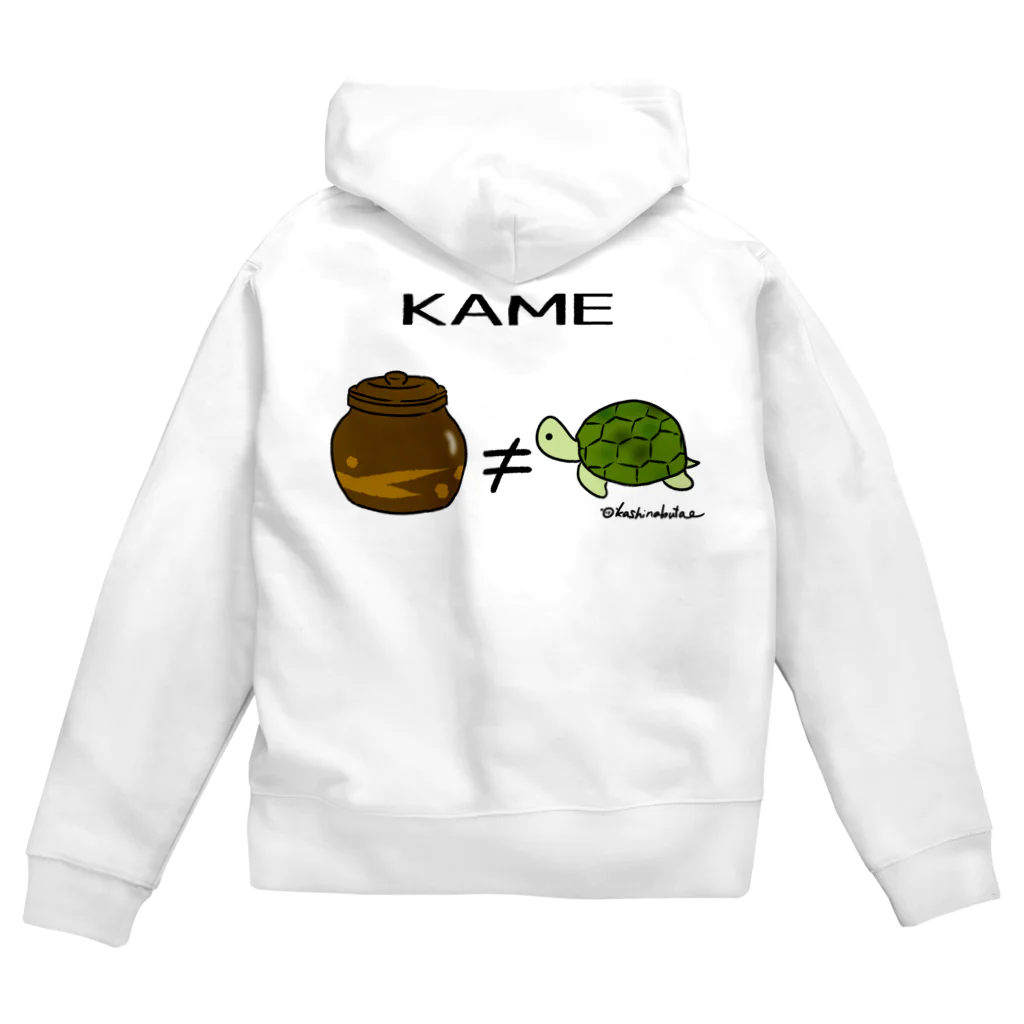 Draw freelyのKAME Zip Hoodie