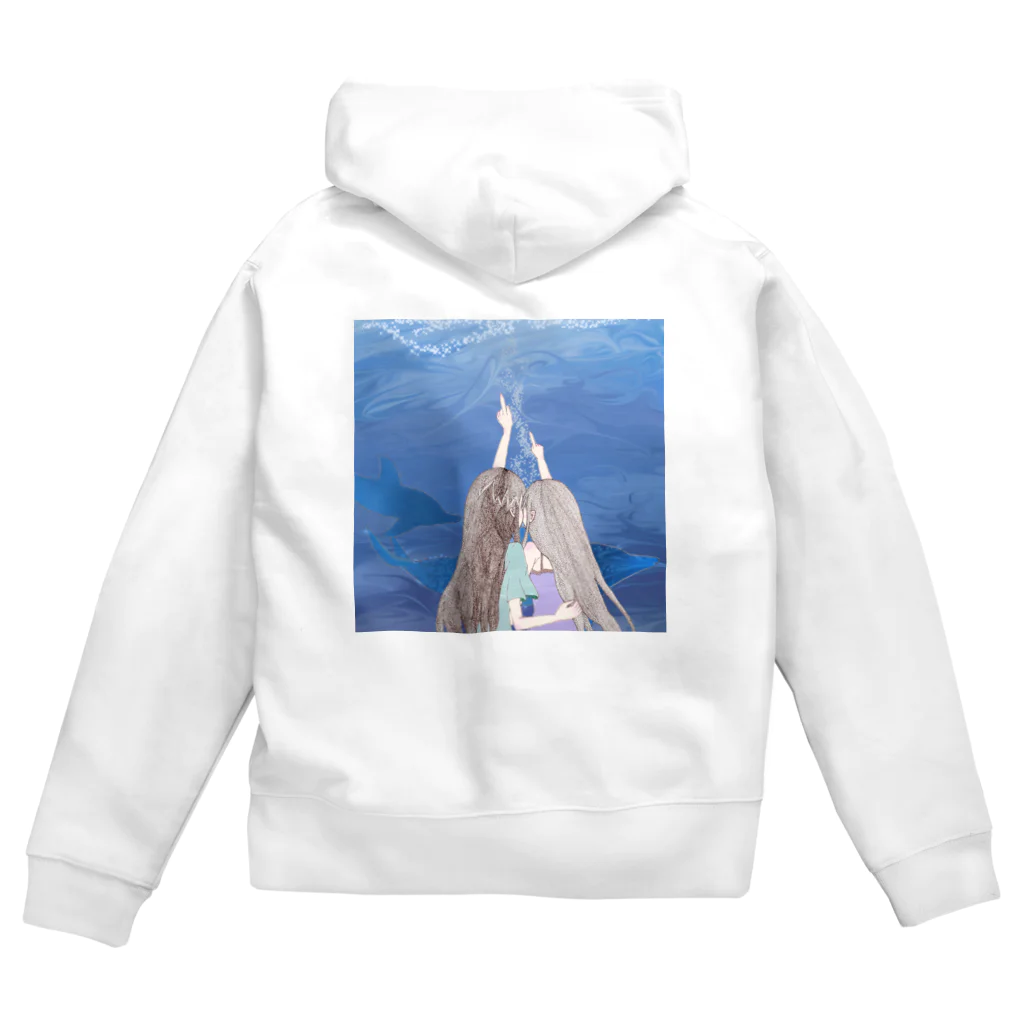 田島 優花の少女たちはイルカの夢を見る Zip Hoodie