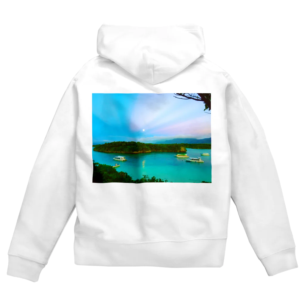 mizuphoto galleryの川平湾と月とマジックアワー Zip Hoodie