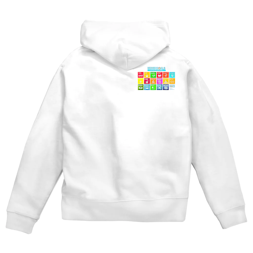 開運CROSS❖JAPAN。のSDGs JAPAN colorful Zip Hoodie