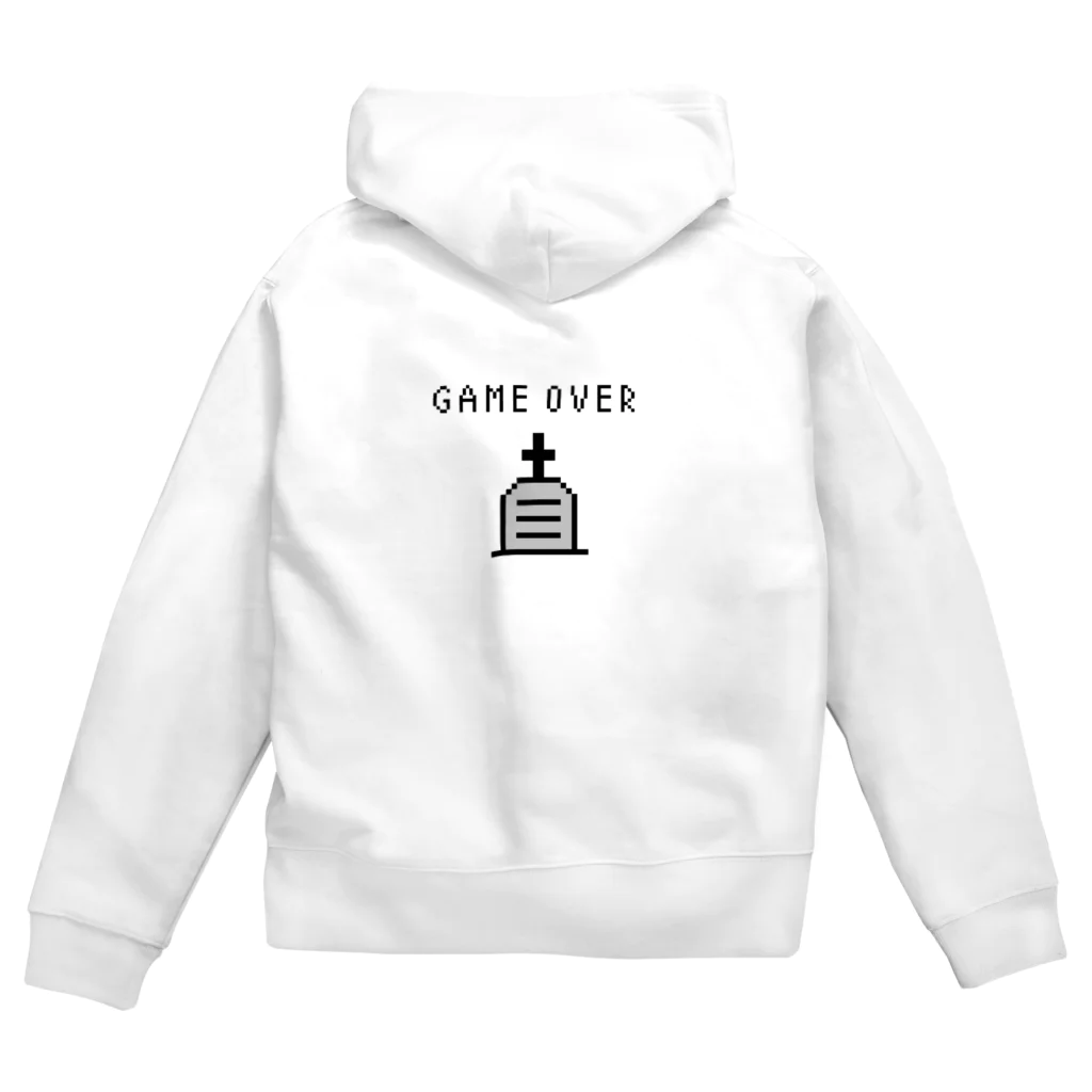 .lab ［ドットラボ ］の［ドット絵］ライフ(毒) Zip Hoodie