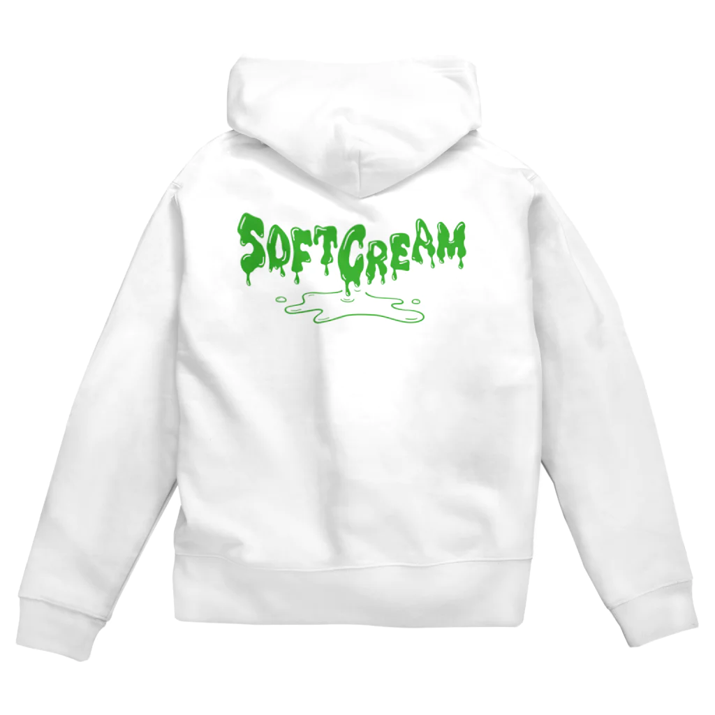 LONESOME TYPE ススのSOFT CREAM（SLIME） Zip Hoodie