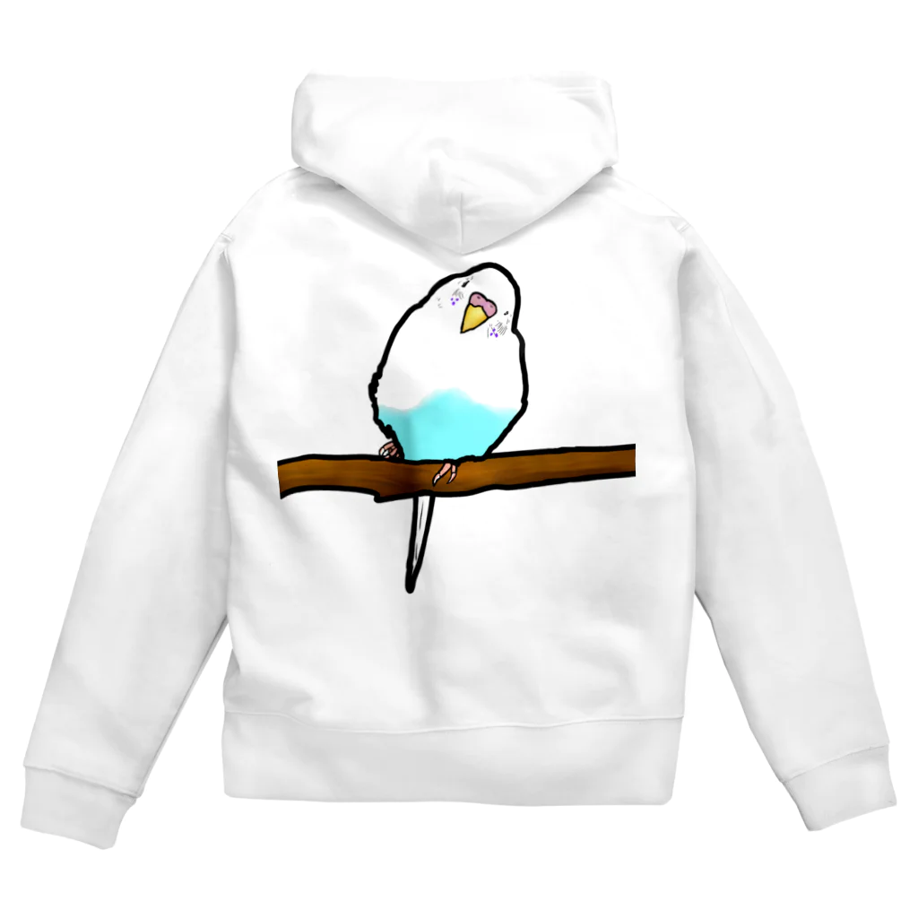 Lily bird（リリーバード）の眠たいインコ① Zip Hoodie