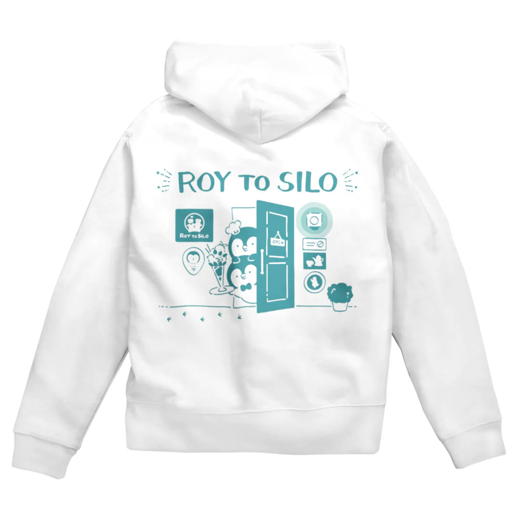 RoytoSilo🐧歌舞伎町 夜パフェ屋のロイトシロひょっこりペンギンさん。 Zip Hoodie