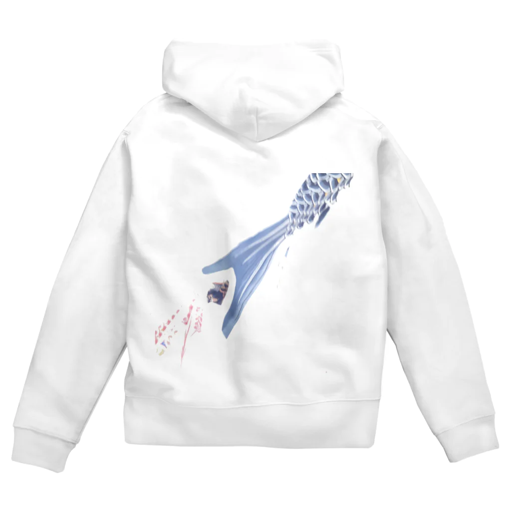 Kitarouの尾ビレ Zip Hoodie