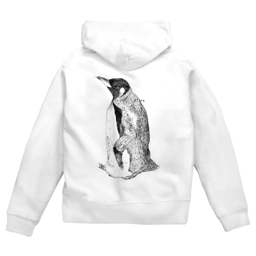 ３２１６のペンギン Zip Hoodie