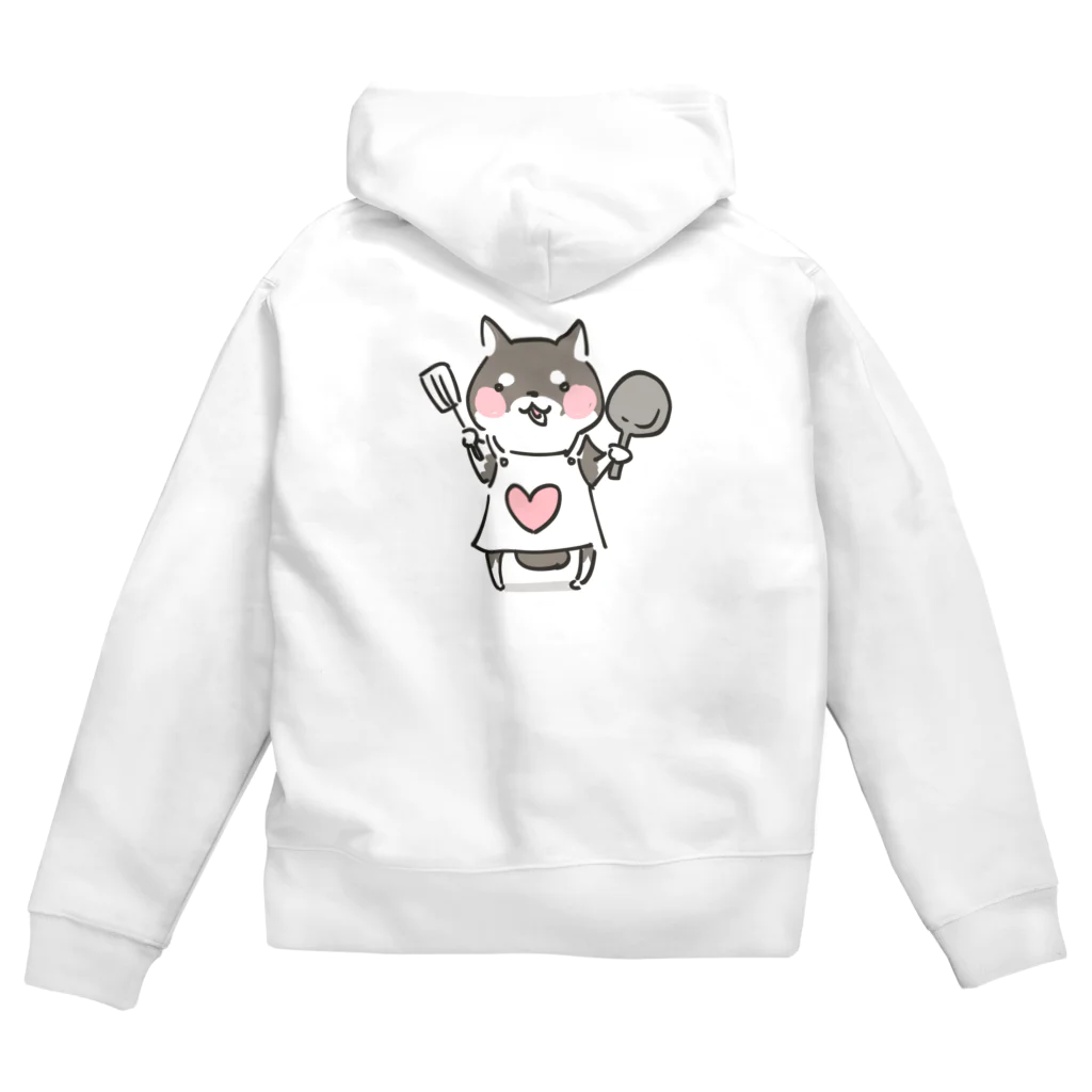 さくらとそらクリエイティブのシンプル　しばちゃん Zip Hoodie