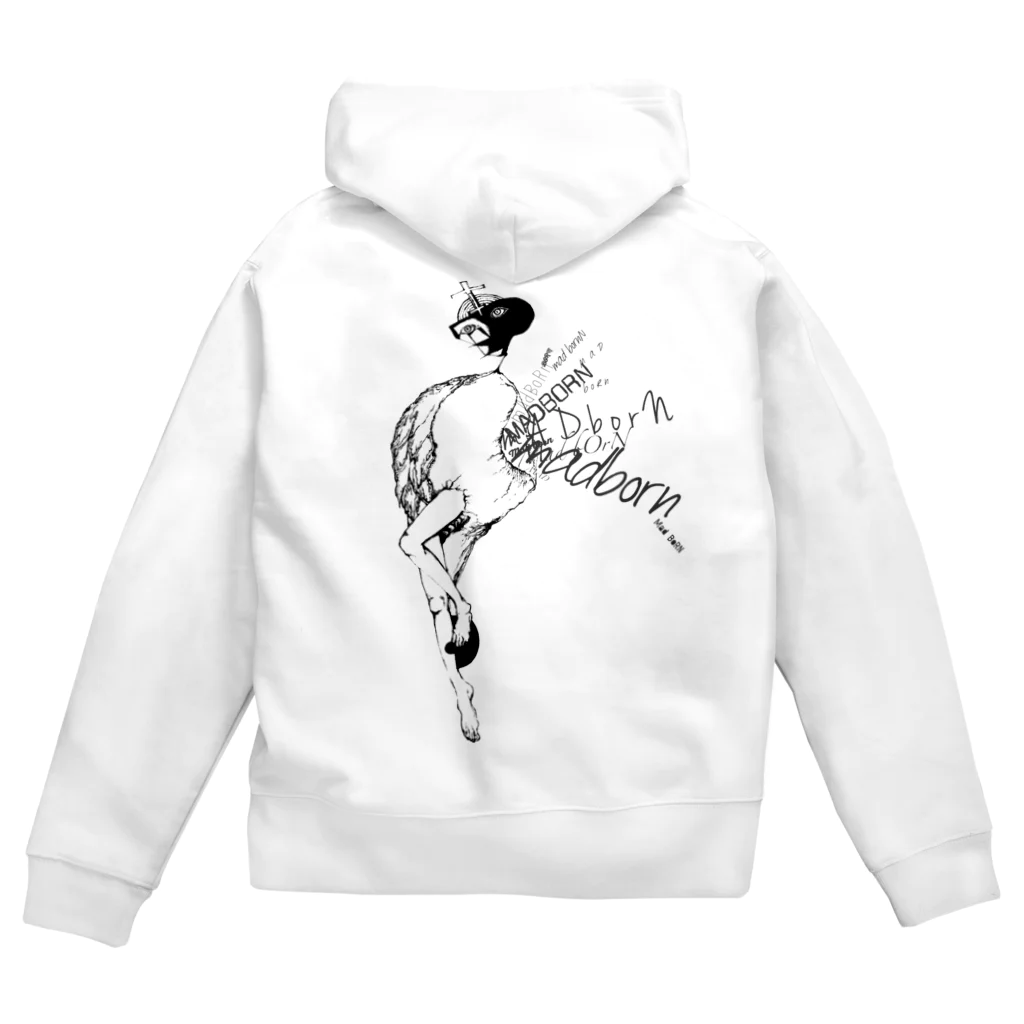 好く異様 が ﾅｲ 、のMAD BORN Zip Hoodie