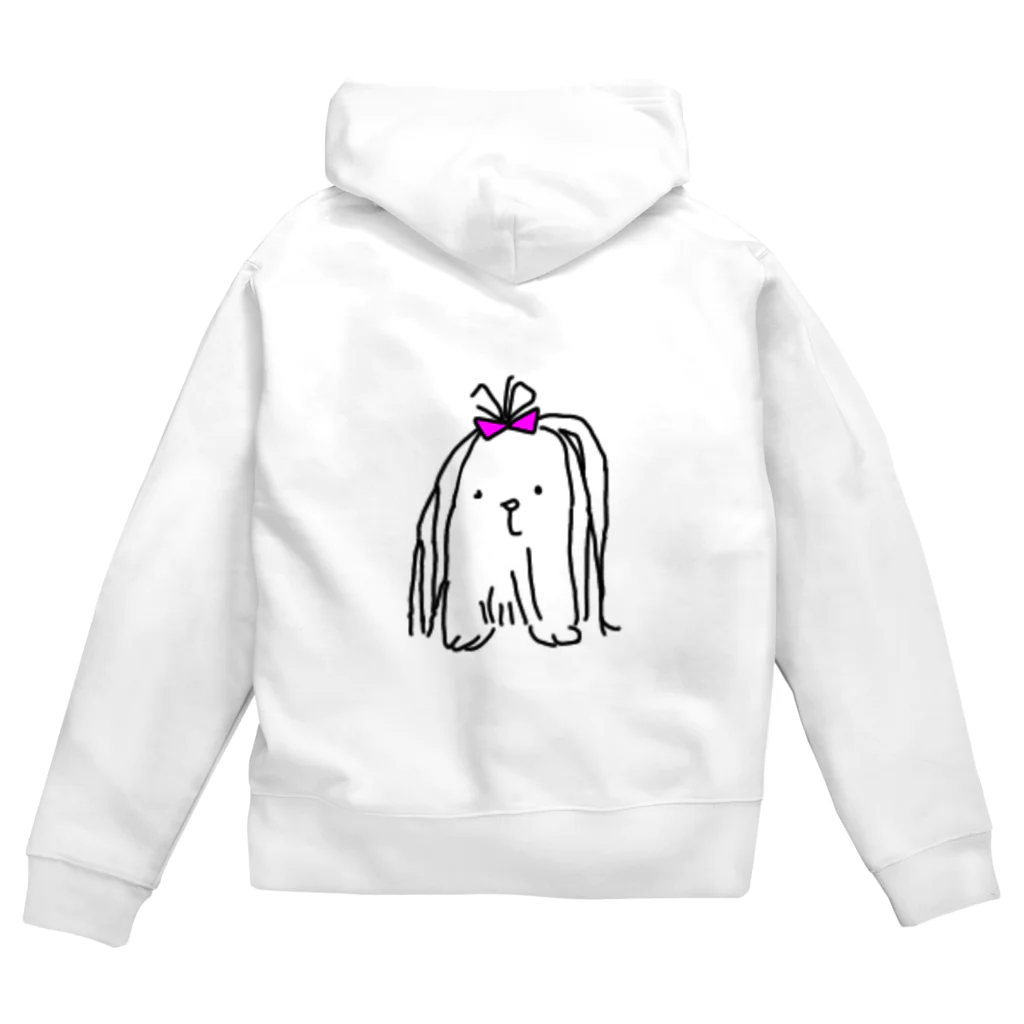 sasasoのもふもふのお友達 Zip Hoodie