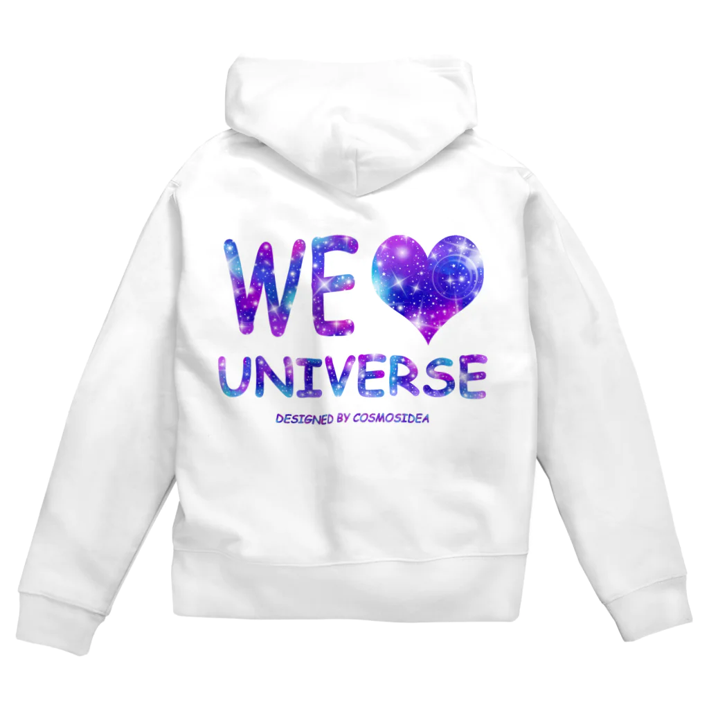 COSMOSIDEAのWE LOVE UNIVERSE  Zip Hoodie