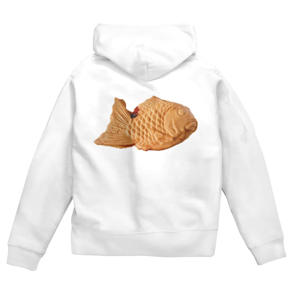 うさぎちゃんアイランドの背中にもTAIYAKI Zip Hoodie