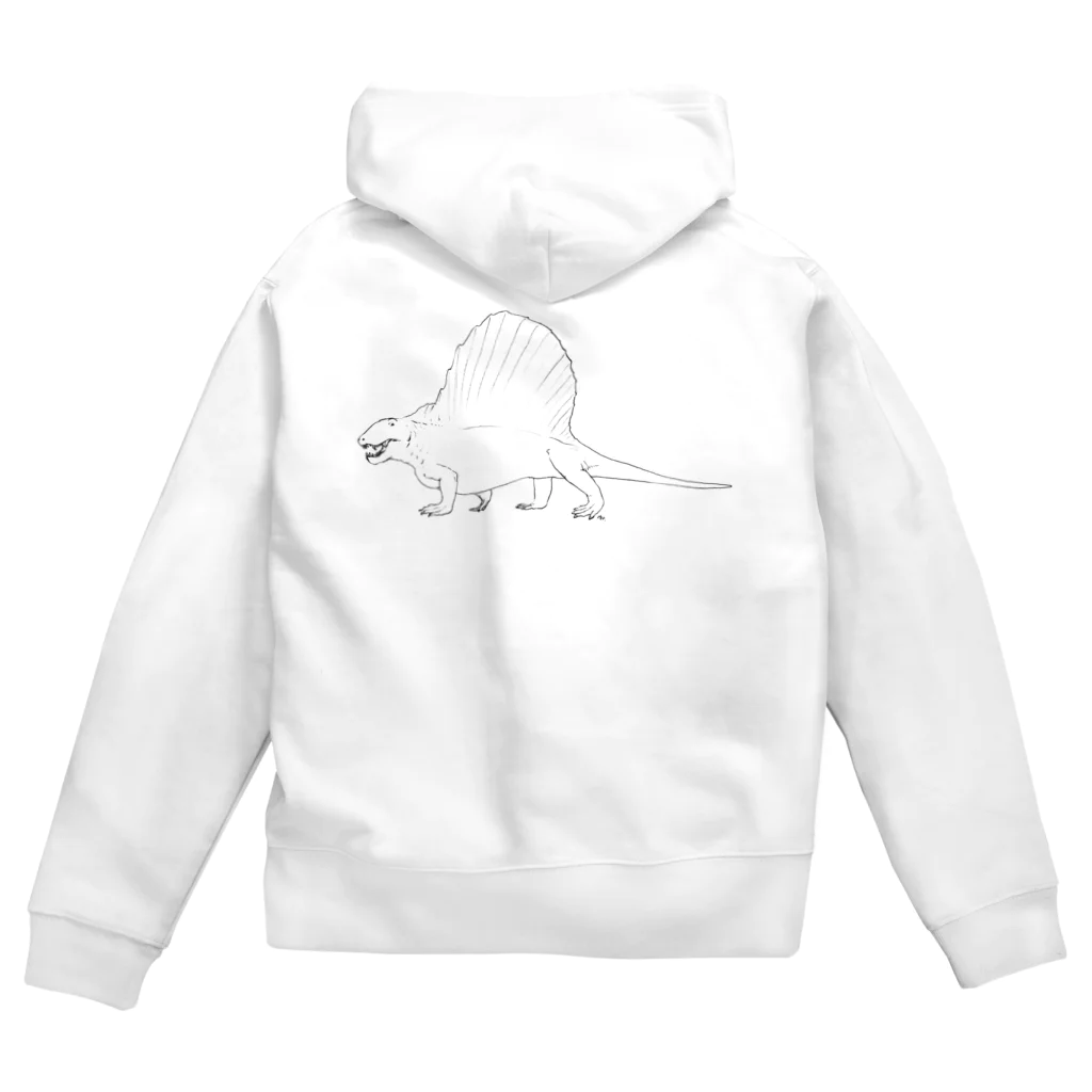 segasworksの恐竜じゃない（ディメトロドン） Zip Hoodie