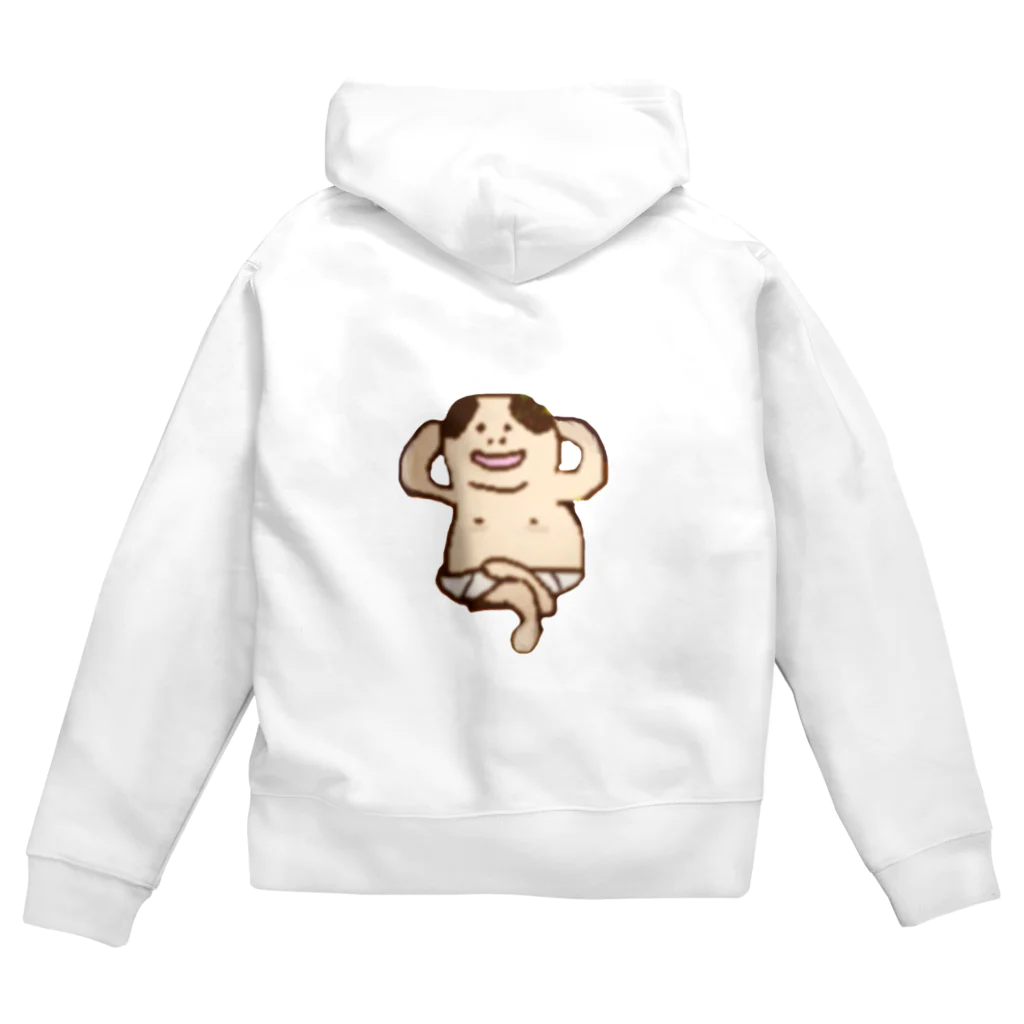 はーときんにくちゃん　YouTube わんつーすりーのパグおじ Zip Hoodie