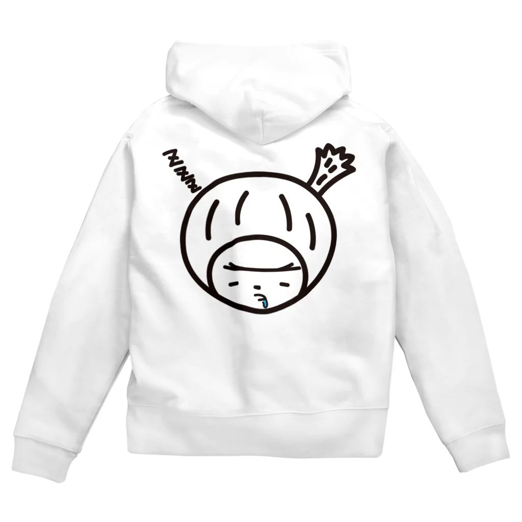 きくのらくがきのきくの顔　寝顔 Zip Hoodie