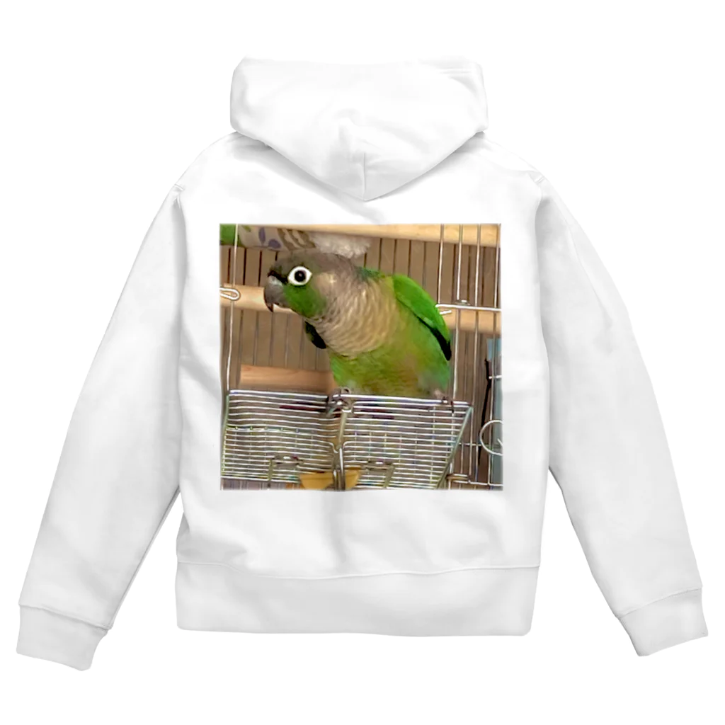 inko andのウロコインコのおーちゃん Zip Hoodie