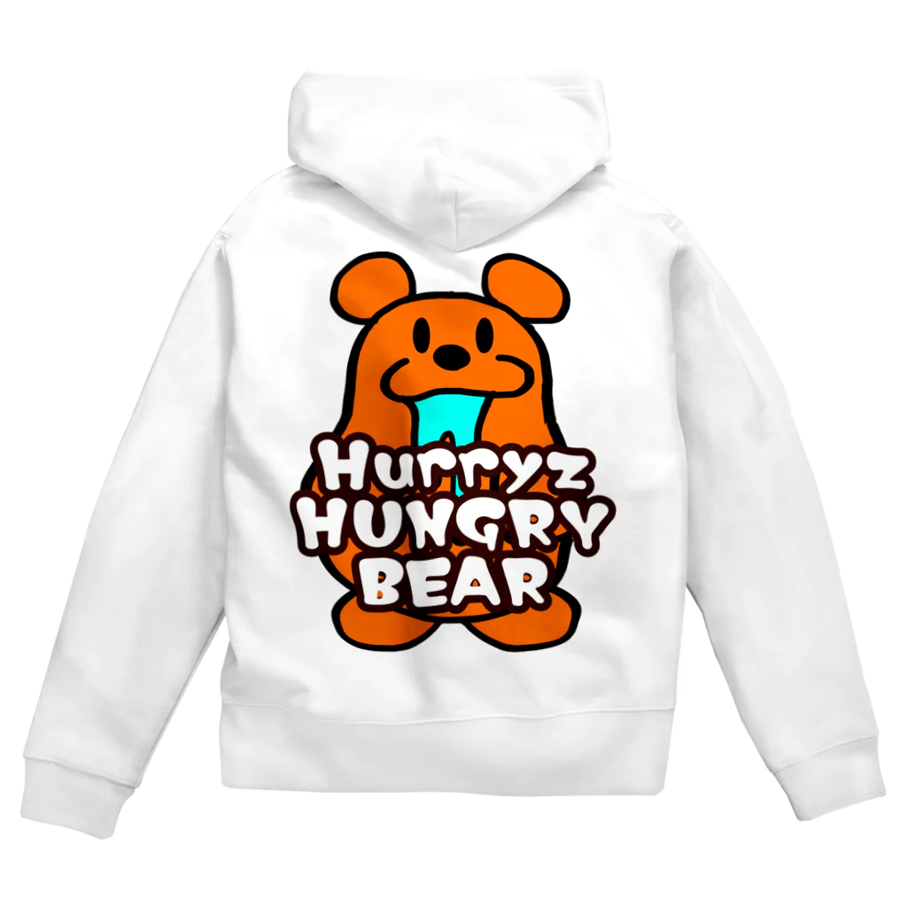 Hurryz HUNGRY BEARのHurryz HUNGRY BEAR シリーズ Zip Hoodie