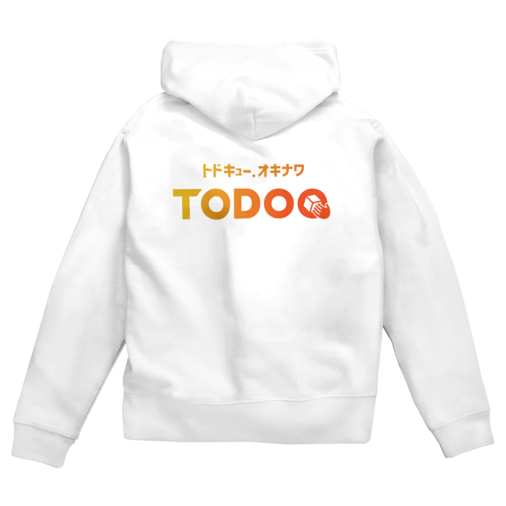 TODOQ（トドキュー）のTODOQロゴ グラデーション ジップパーカー