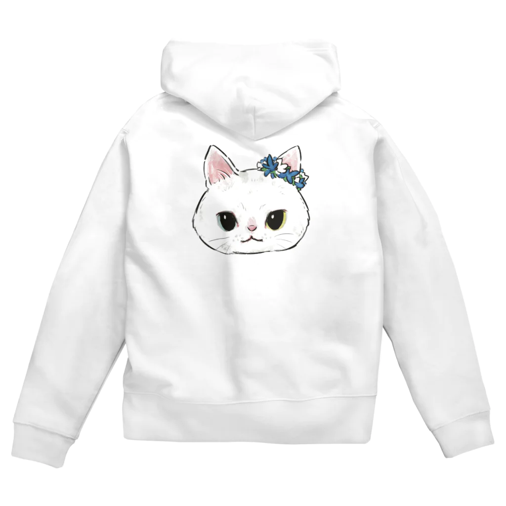 ICE BEANSのねこみみ Zip Hoodie