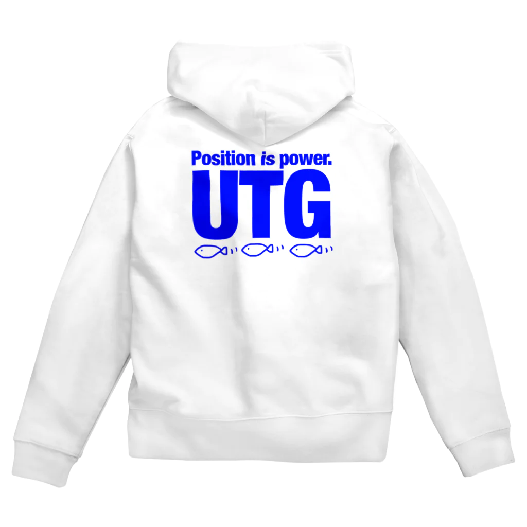 temetenのUTG(青文字ver.) Zip Hoodie