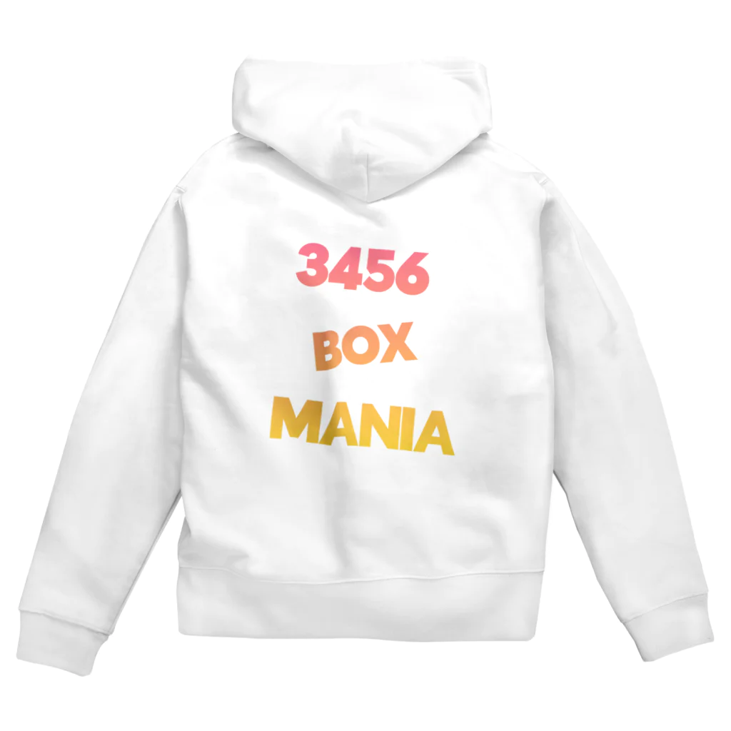 Maniac Number のManiac 3456Box ジップパーカー