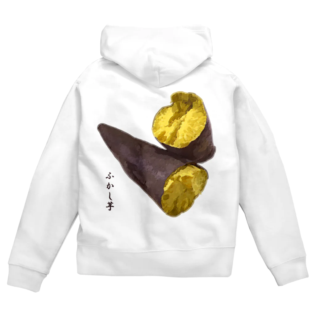 脂身通信Ｚのふかし芋（さつまいも） Zip Hoodie