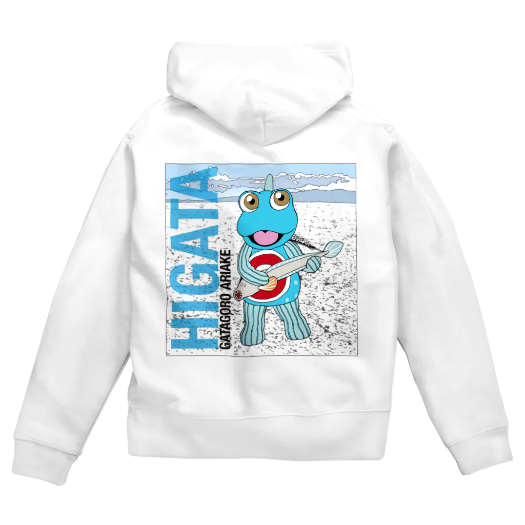 有明ガタァ商会のHIGATAと超魚 Zip Hoodie